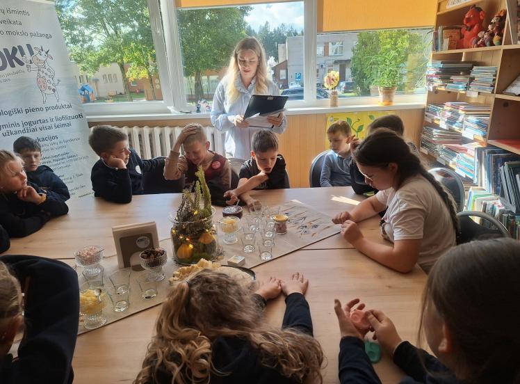 Ekologinė savaitė Kvėdarnos bibliotekoje: gera žinoti, ką valgai!