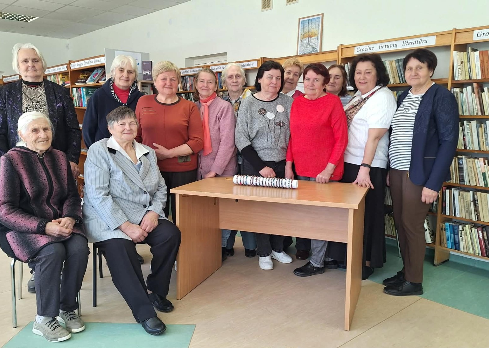 Kūrybinės dirbtuvės &bdquo;Karoliukų magija&ldquo; Jucaičių bibliotekoje