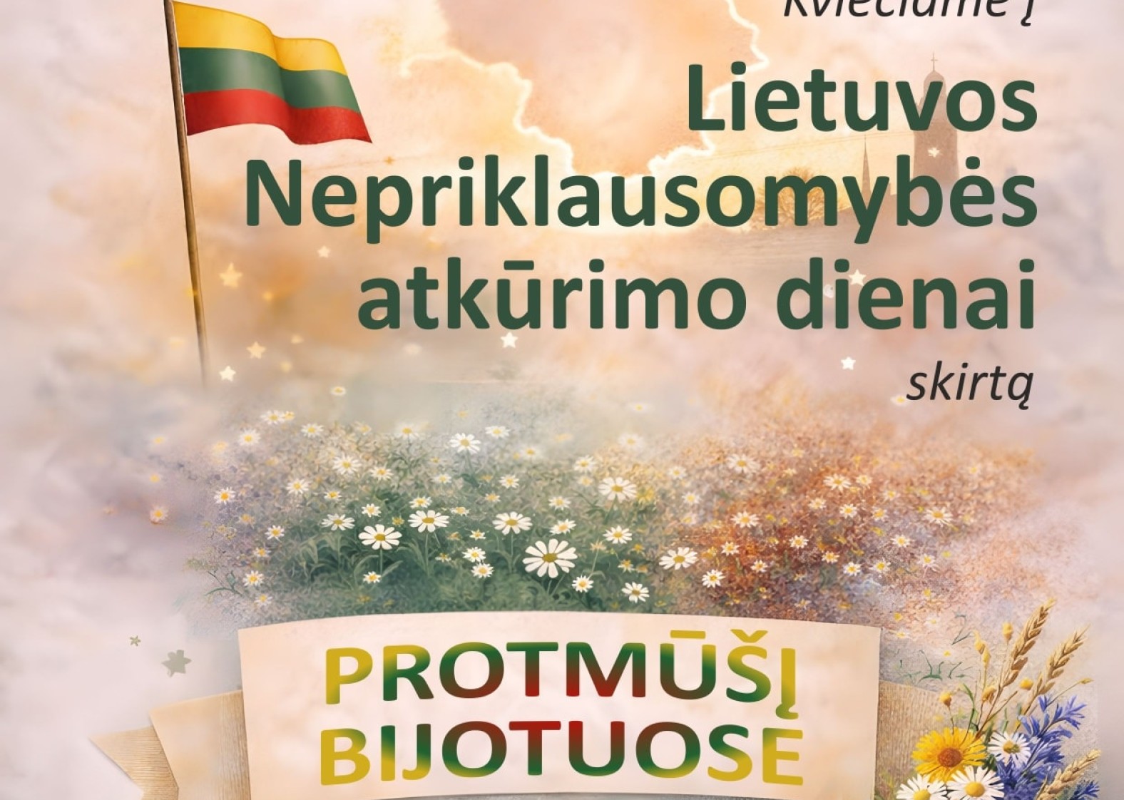 Kviečiame į PROTMŪ&Scaron;Į BIJOTUOSE