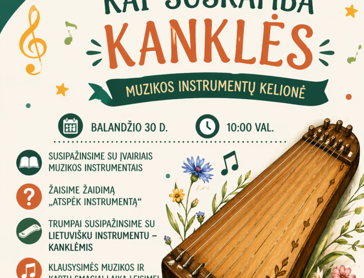 Kai suskamba kanklės: muzikos instrumentų kelionė