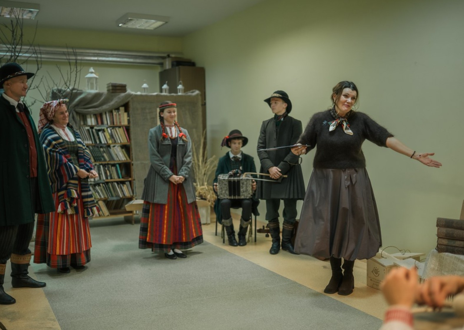 Obelyno bibliotekoje paminėti Lietuvių liaudies dainų metai