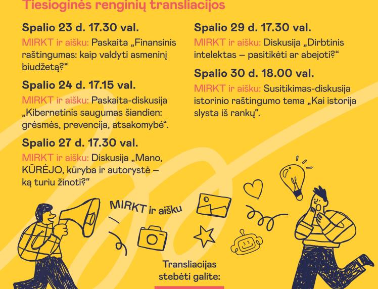 Pasaulinė medijų ir informacinio raštingumo savaitė bibliotekose