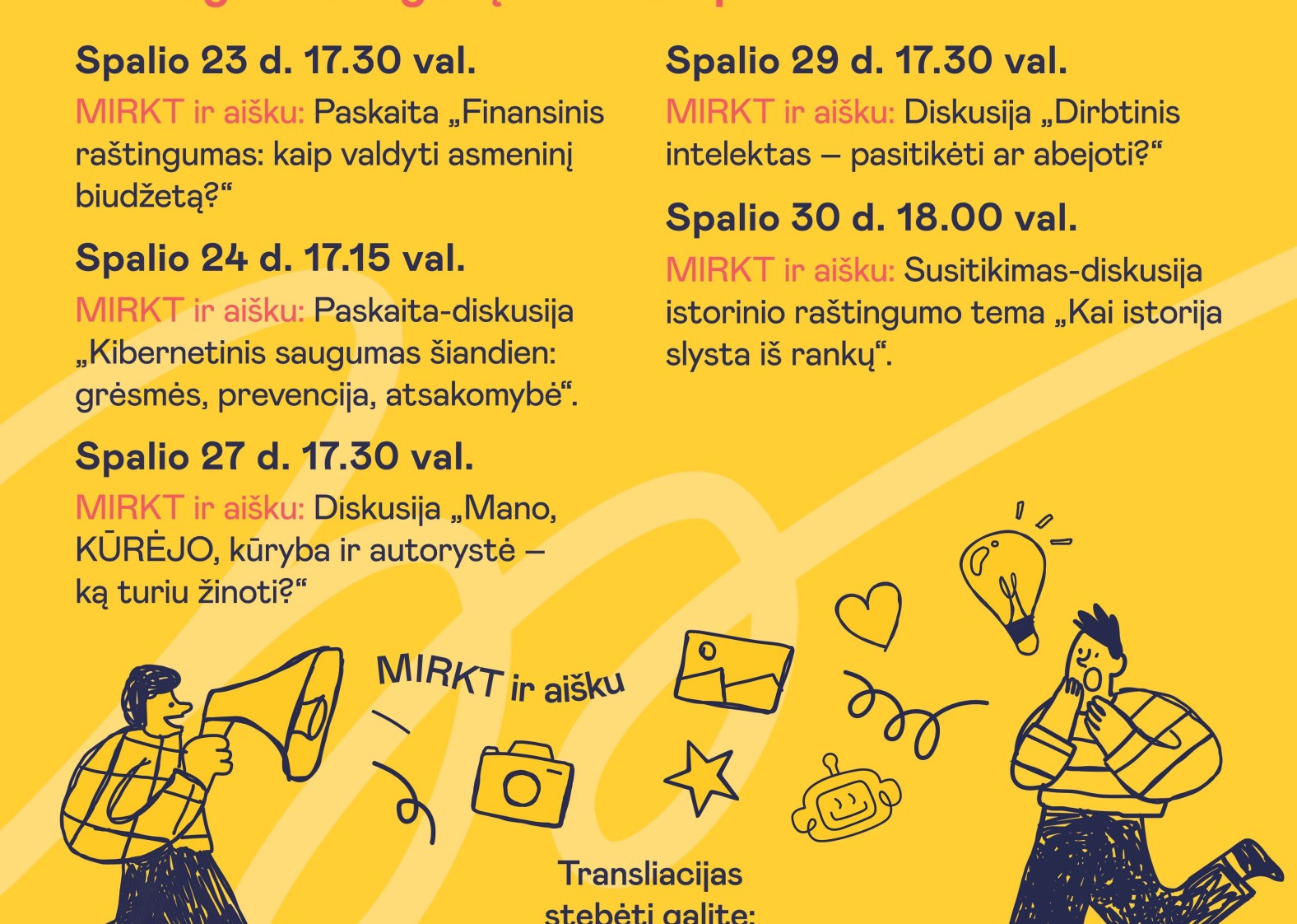 Pasaulinė medijų ir informacinio ra&scaron;tingumo savaitė bibliotekose