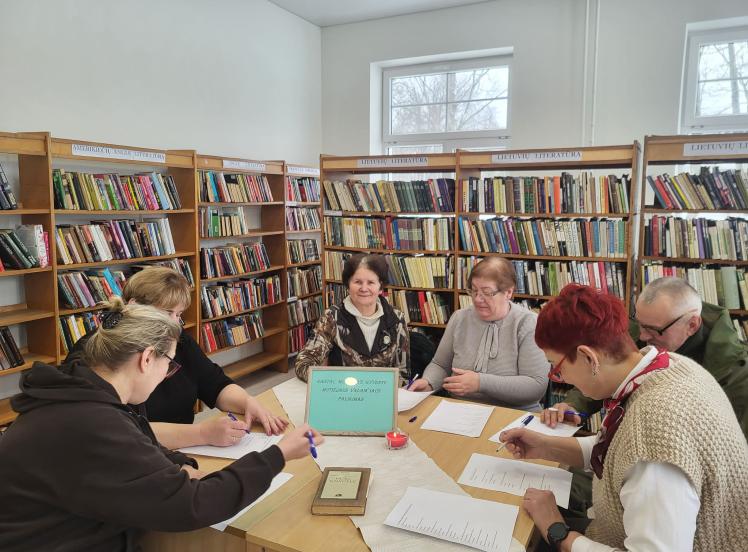 Žvingių bibliotekoje – literatūrinė popietė, skirta Motiejaus Valančiaus atminimui