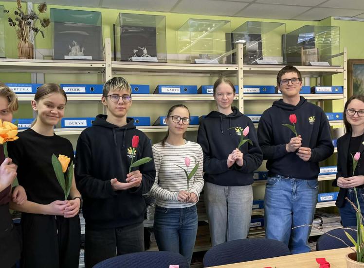 Kūrybinės dirbtuvėlės „Pavasario belaukiant“