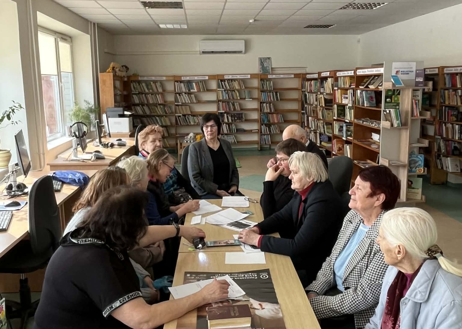 Jucaičių bibliotekoje pristatyta ELVIS biblioteka