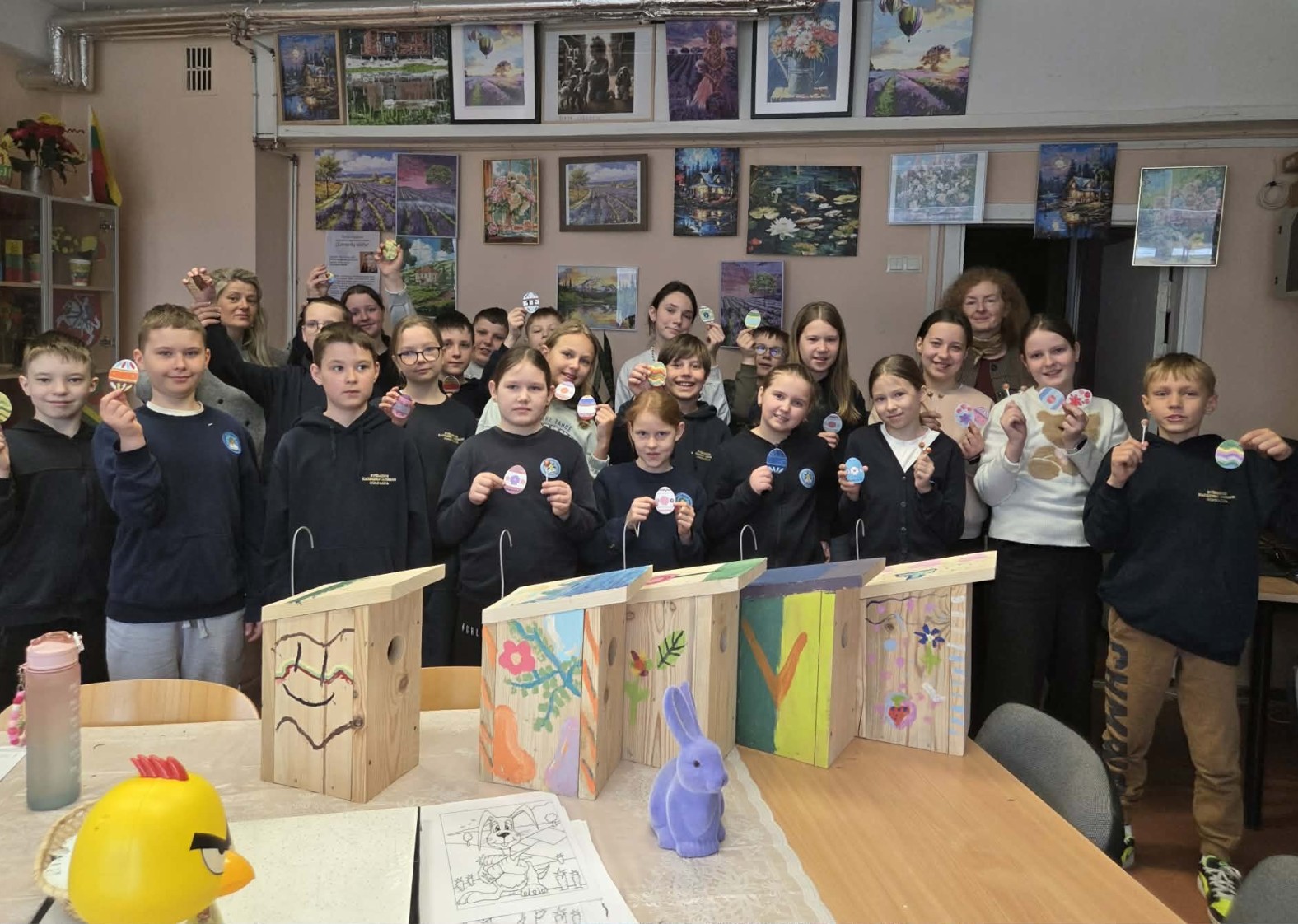 Pajūralio bibliotekoje pristatyta Živilės Dyglienės paroda &bdquo;Levandų idilėje&ldquo;