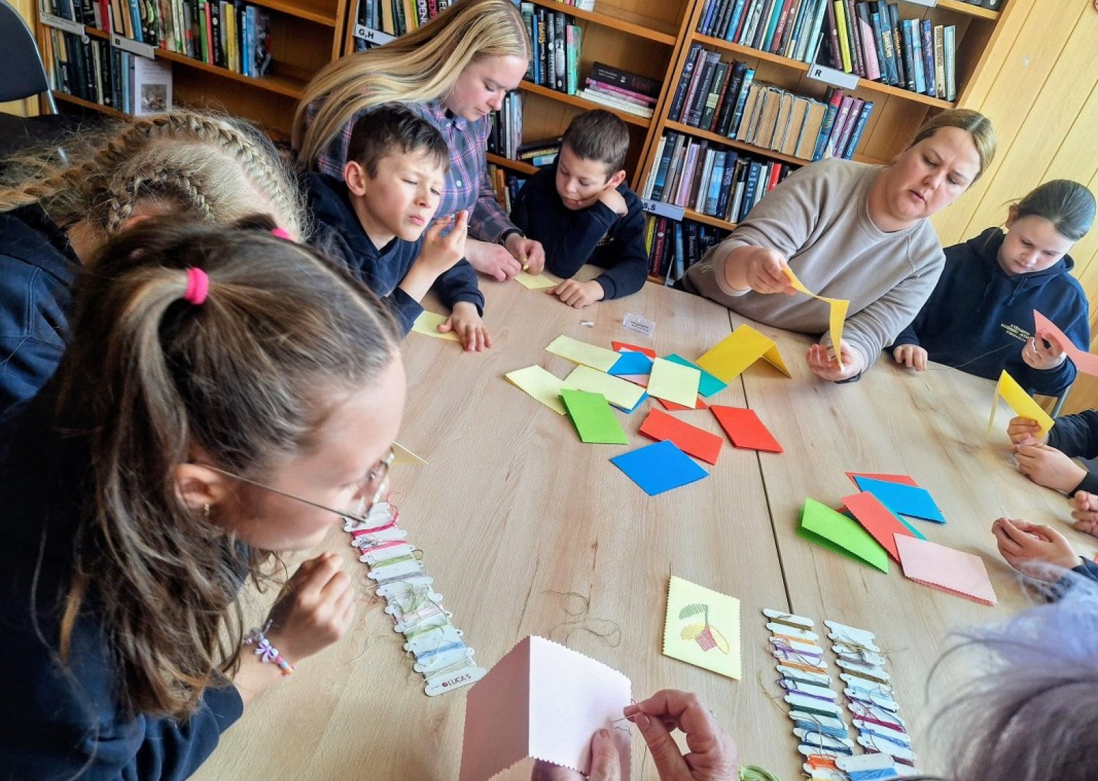 Popietė Kvėdarnos bibliotekoje