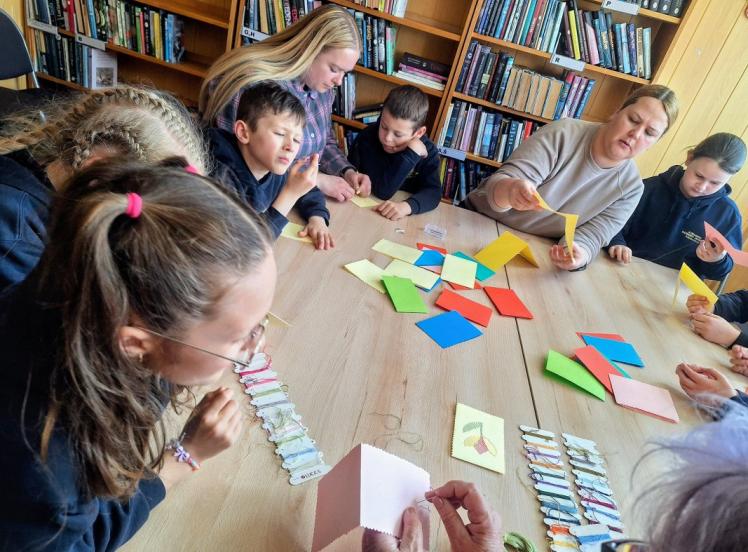 Popietė Kvėdarnos bibliotekoje