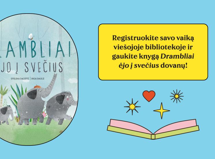 Į biblioteką kviečiami patys mažiausi