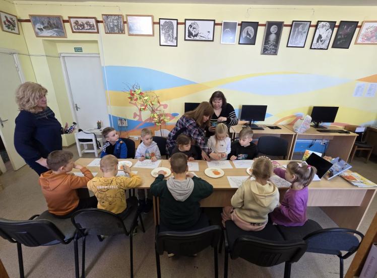 Pavasario nuojauta Laukuvos bibliotekoje