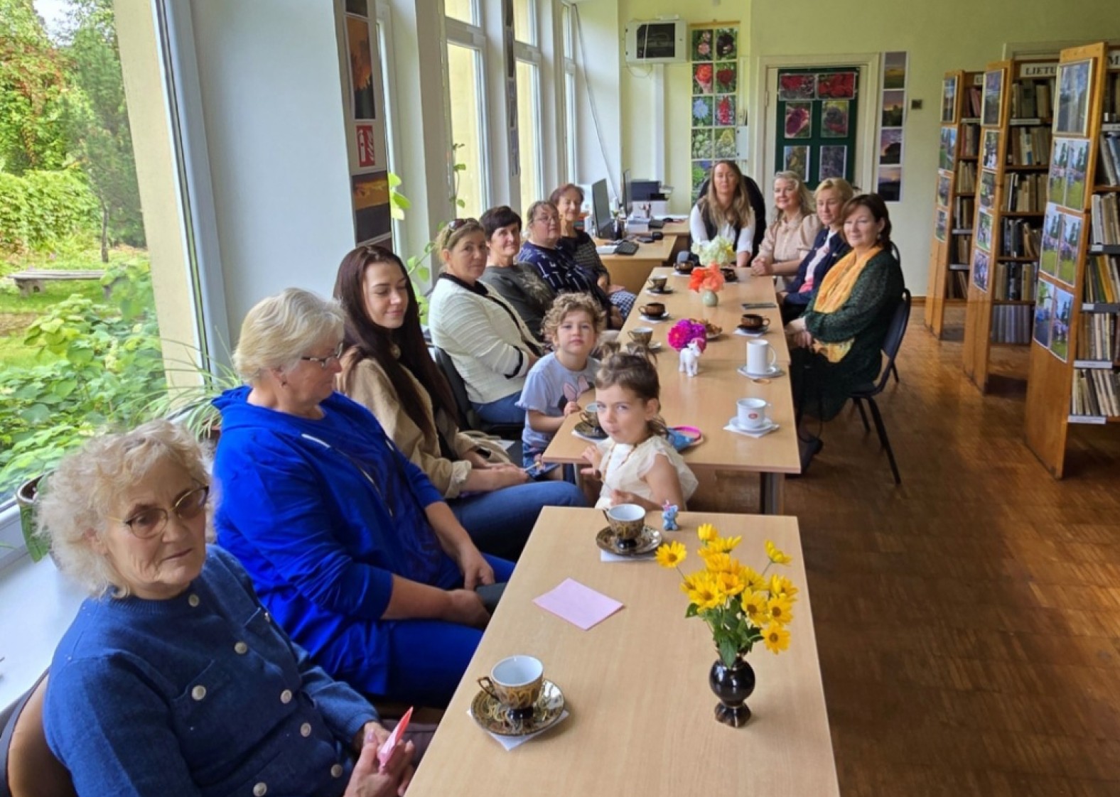 Požerės bibliotekoje surengta popietė &bdquo;Stabtelk minutėlei&ldquo;