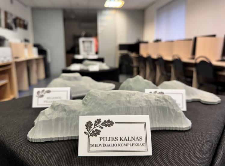 Šilalės krašto piliakalnių 3D miniatūrų paroda