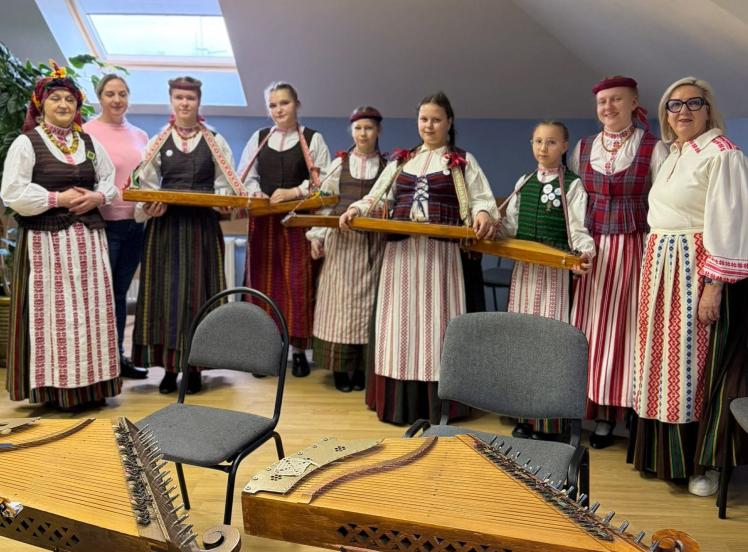 Bibliotekoje paminėti Kanklių metai