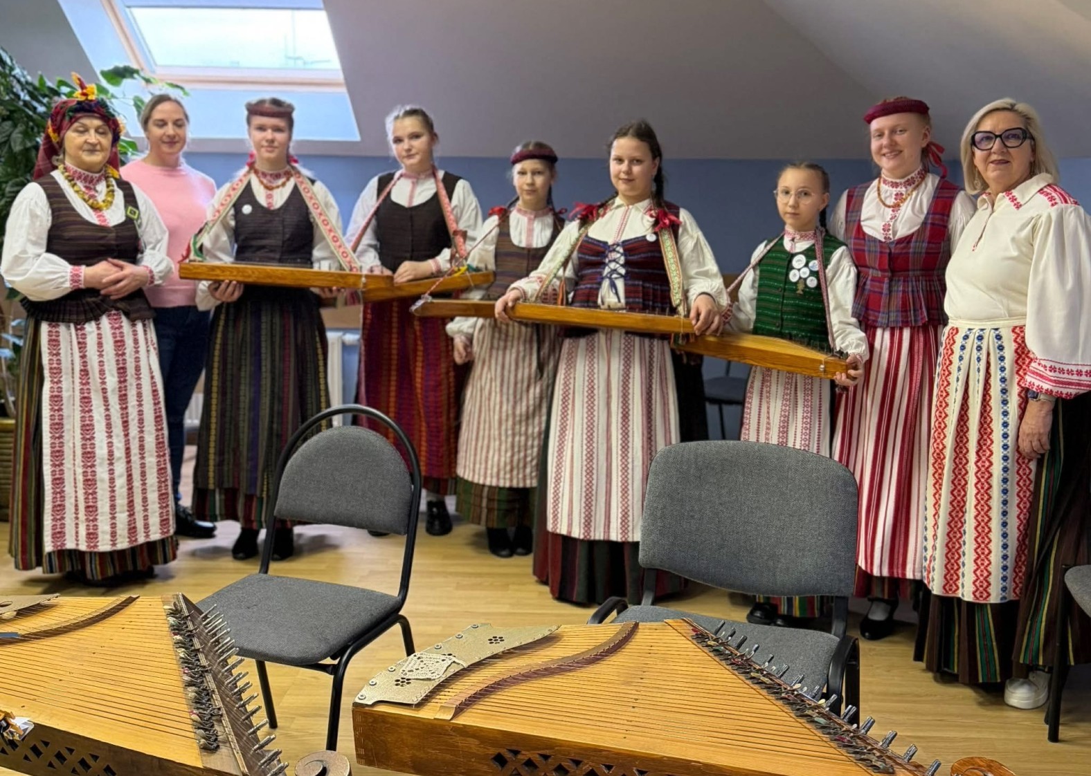 Bibliotekoje paminėti Kanklių metai