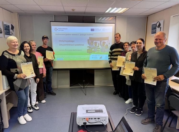 Sėkmingai užbaigti skaitmeninio raštingumo mokymai