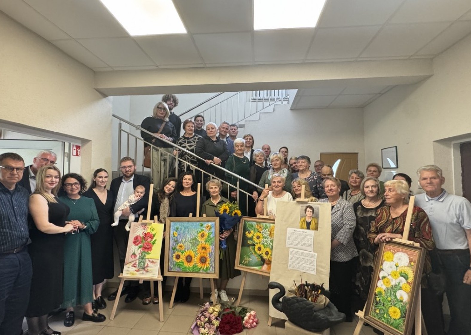 Atidaryta kra&scaron;tietės Irenos Kalnikaitės&ndash;Paulienės tapybos darbų paroda