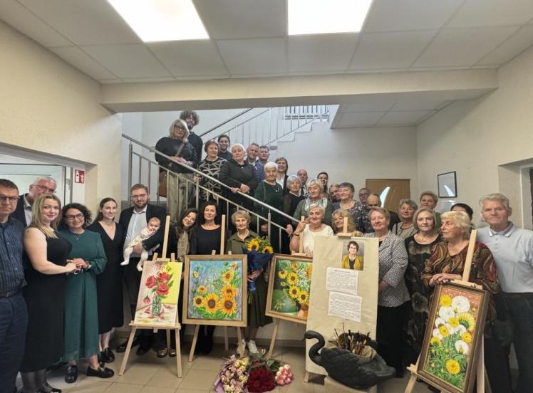 Atidaryta kraštietės Irenos Kalnikaitės–Paulienės tapybos darbų paroda
