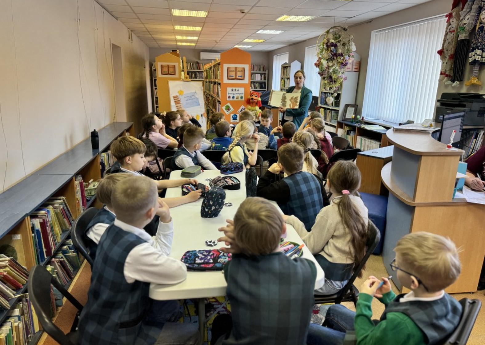 Antrokai dovanojo bibliotekai gražiausius žodžius