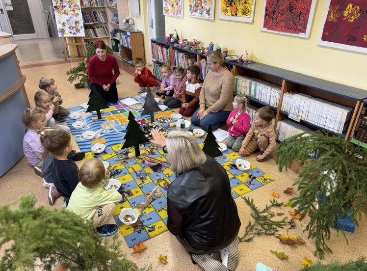 Sensoriniai skaitymai su darželinukais