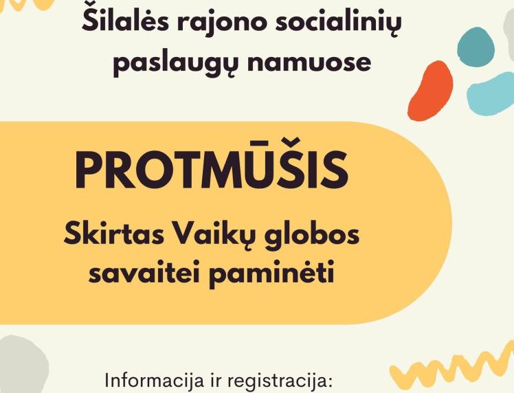 Protmūšis skirtas Vaikų globos savaitei paminėti
