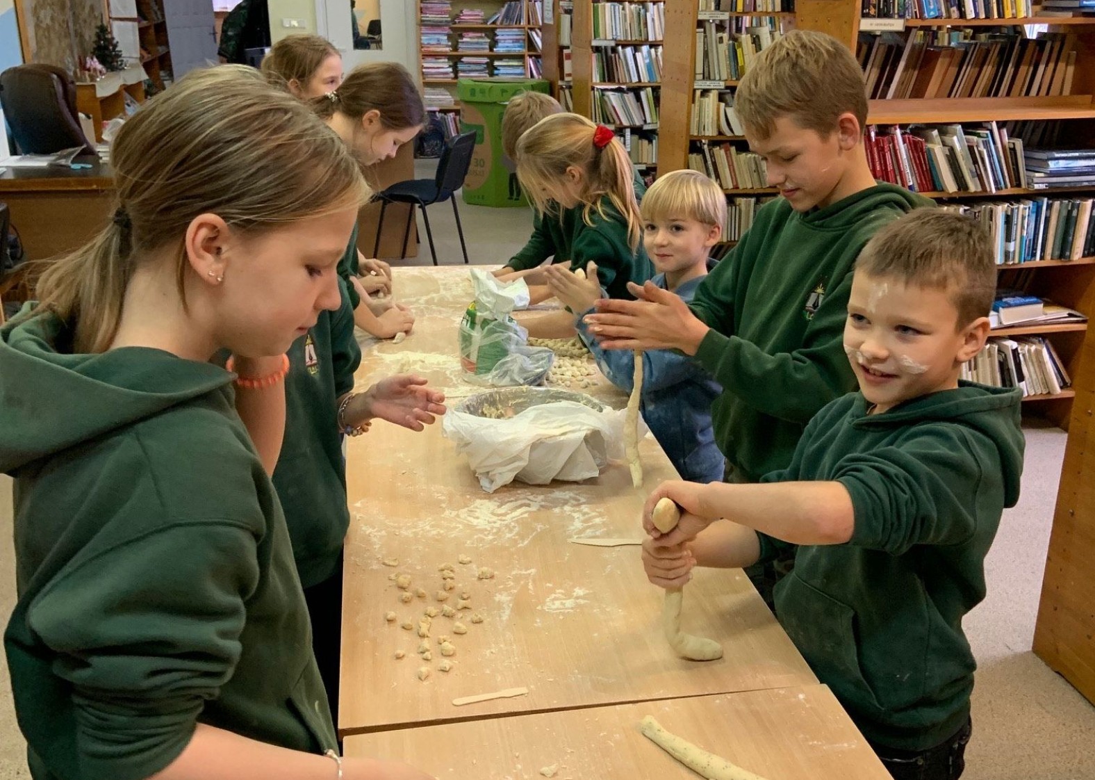 Kūčiukų kepimo edukacija