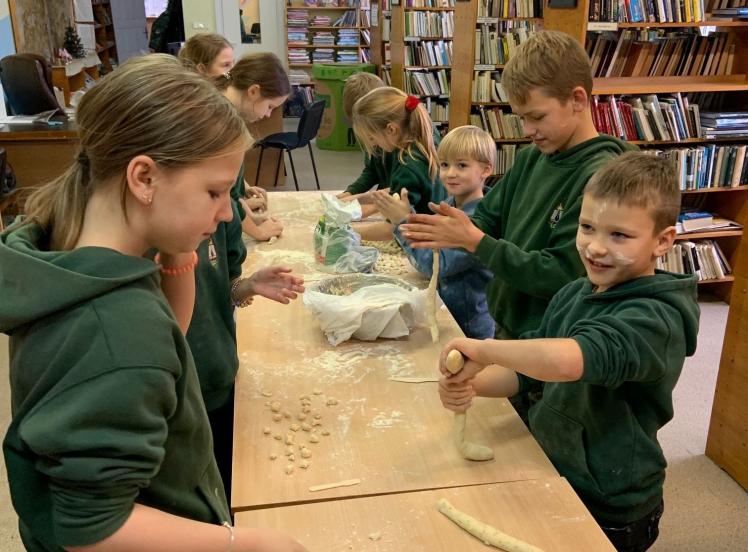 Kūčiukų kepimo edukacija