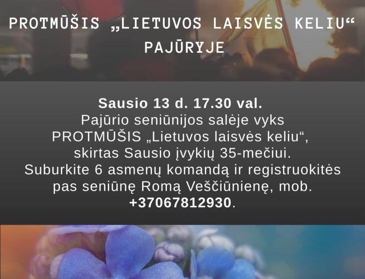 Protmūšis „Lietuvos laisvės keliu" Pajūryje