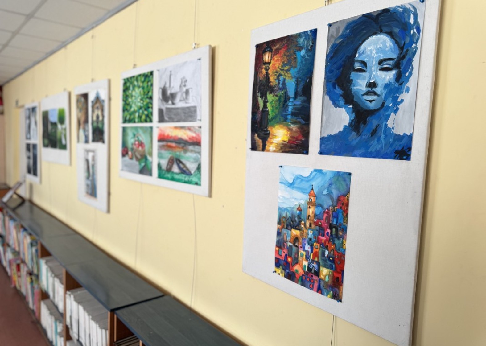 Vaikų skaitykloje &ndash; Augustės Borkovskajos personalinė paroda &bdquo;Saulės pasaka&ldquo;