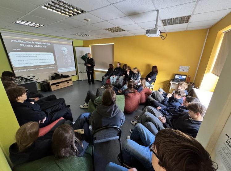 Pilietiškumo pamoka, skirta Prano Liatuko 150-osioms gimimo metinėms