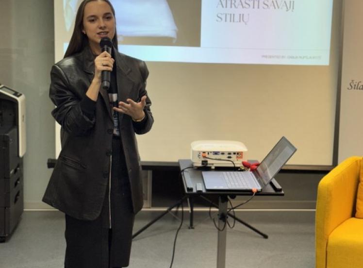 Paskaita apie stilių, saviraišką ir drąsą būti savimi