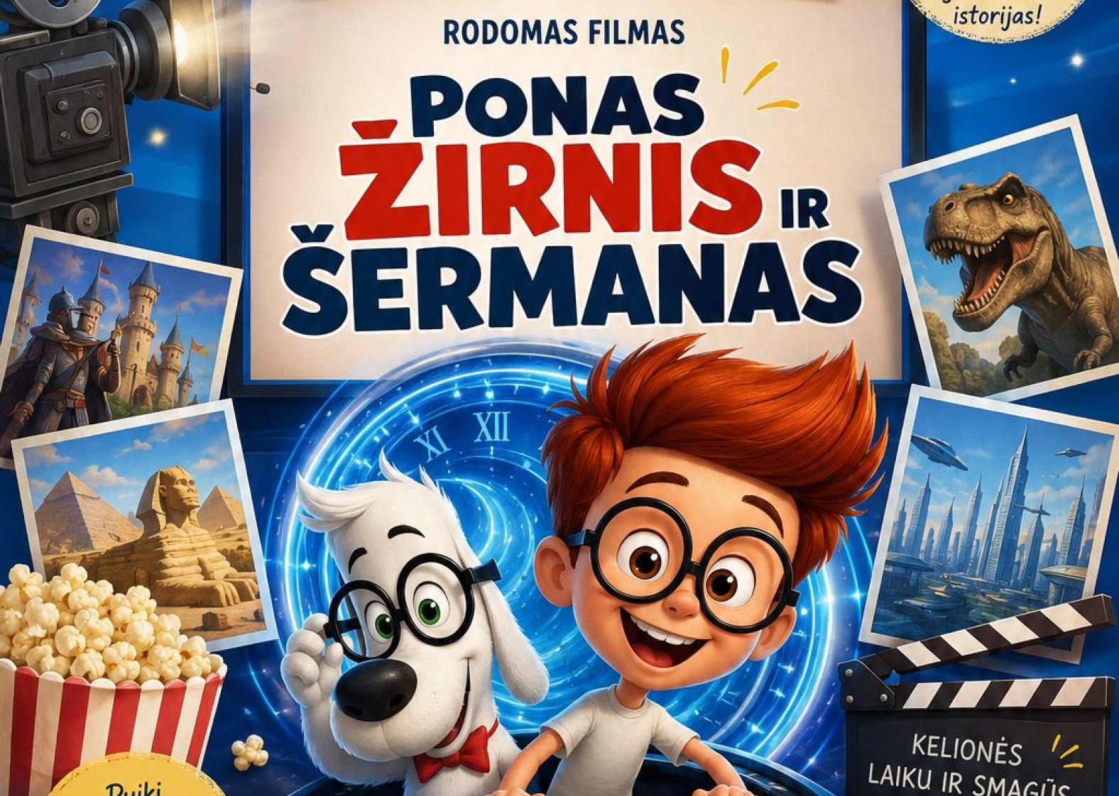 Animacinis filmas visai &scaron;eimai &bdquo;Ponas Žirnis ir &Scaron;ermanas&ldquo;
