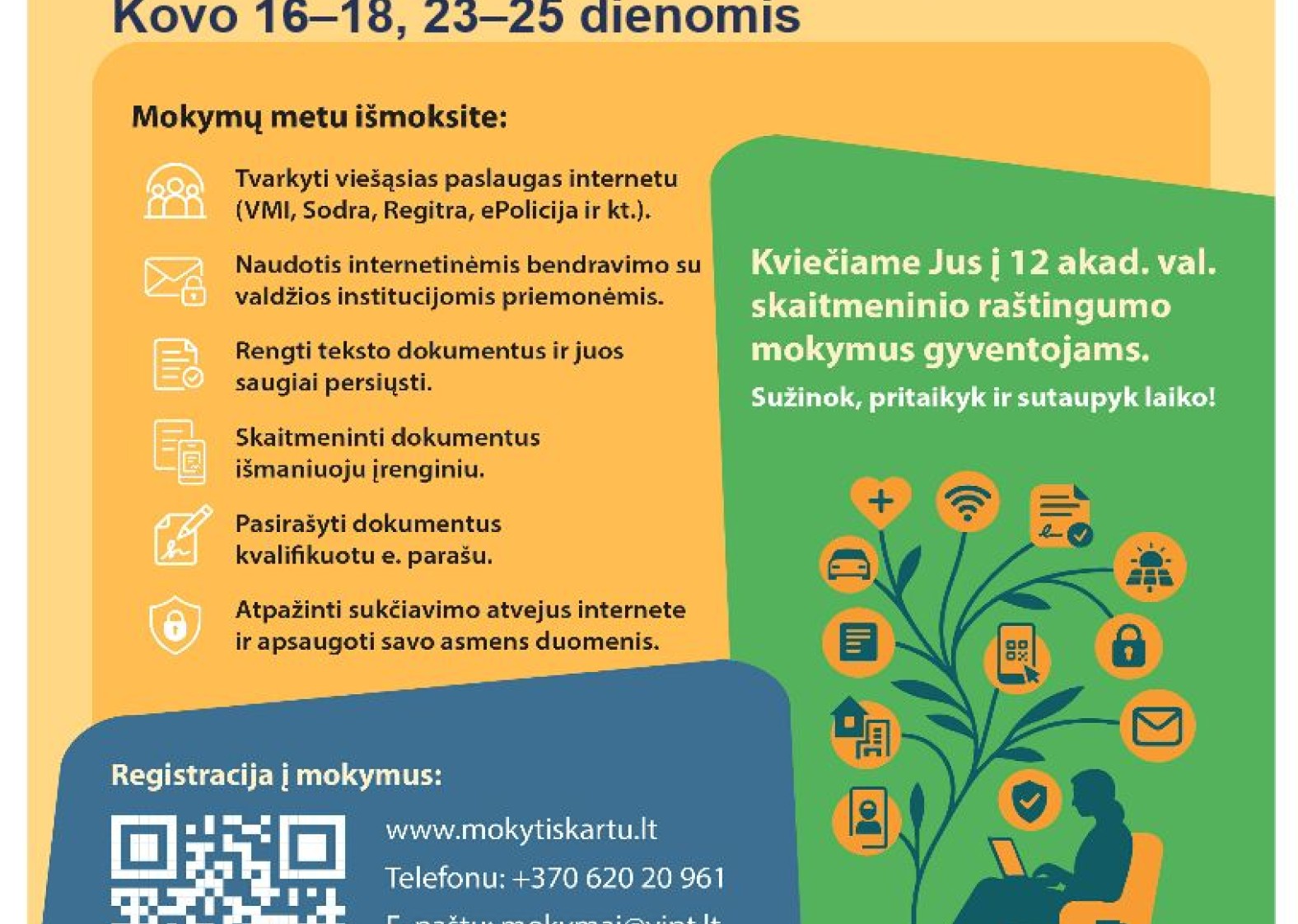 Kviečiame į nemokamus mokymus! 