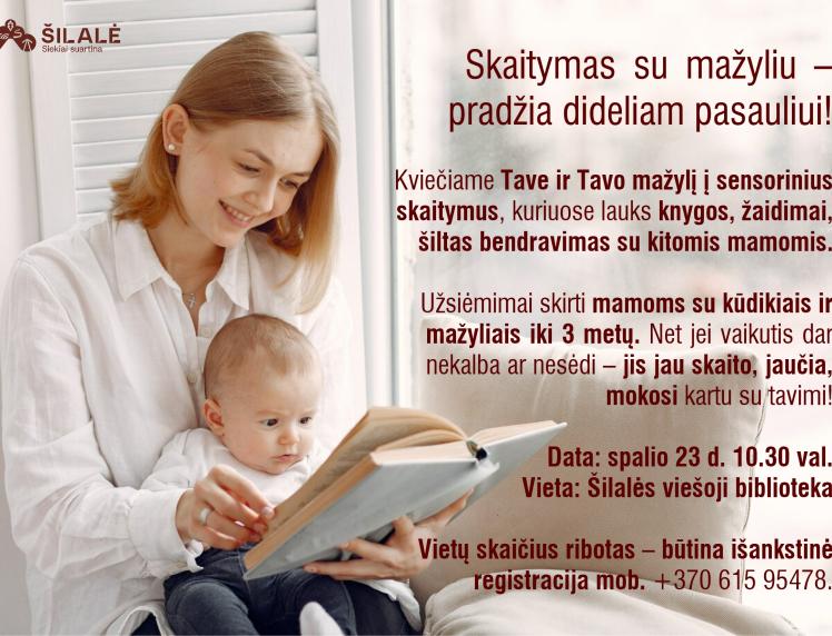 Skaitymas su mažyliu – pradžia dideliam pasauliui!