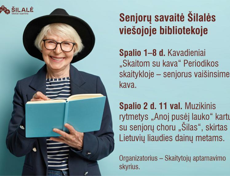 Senjorų savaitė Šilalės viešojoje bibliotekoje