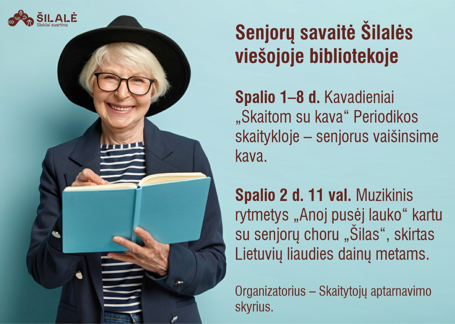 Senjorų savaitė &Scaron;ilalės vie&scaron;ojoje bibliotekoje