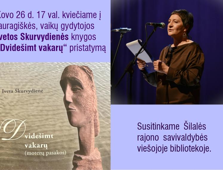 Kviečiame į knygos „Dvidešimt vakarų“ pristatymą