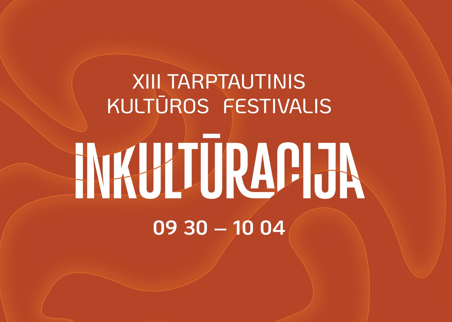 XIII tarptautinis kultūros festivalis &bdquo;Inkultūracija&ldquo; atvers duris į Baroko literatūrą